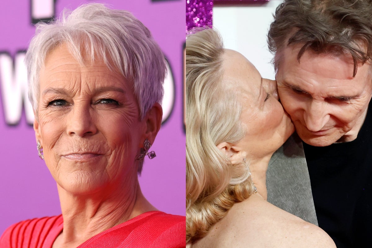 Jamie Lee Curtis gets emotional over Liam Neeson and Pamela Anderson romance rumours