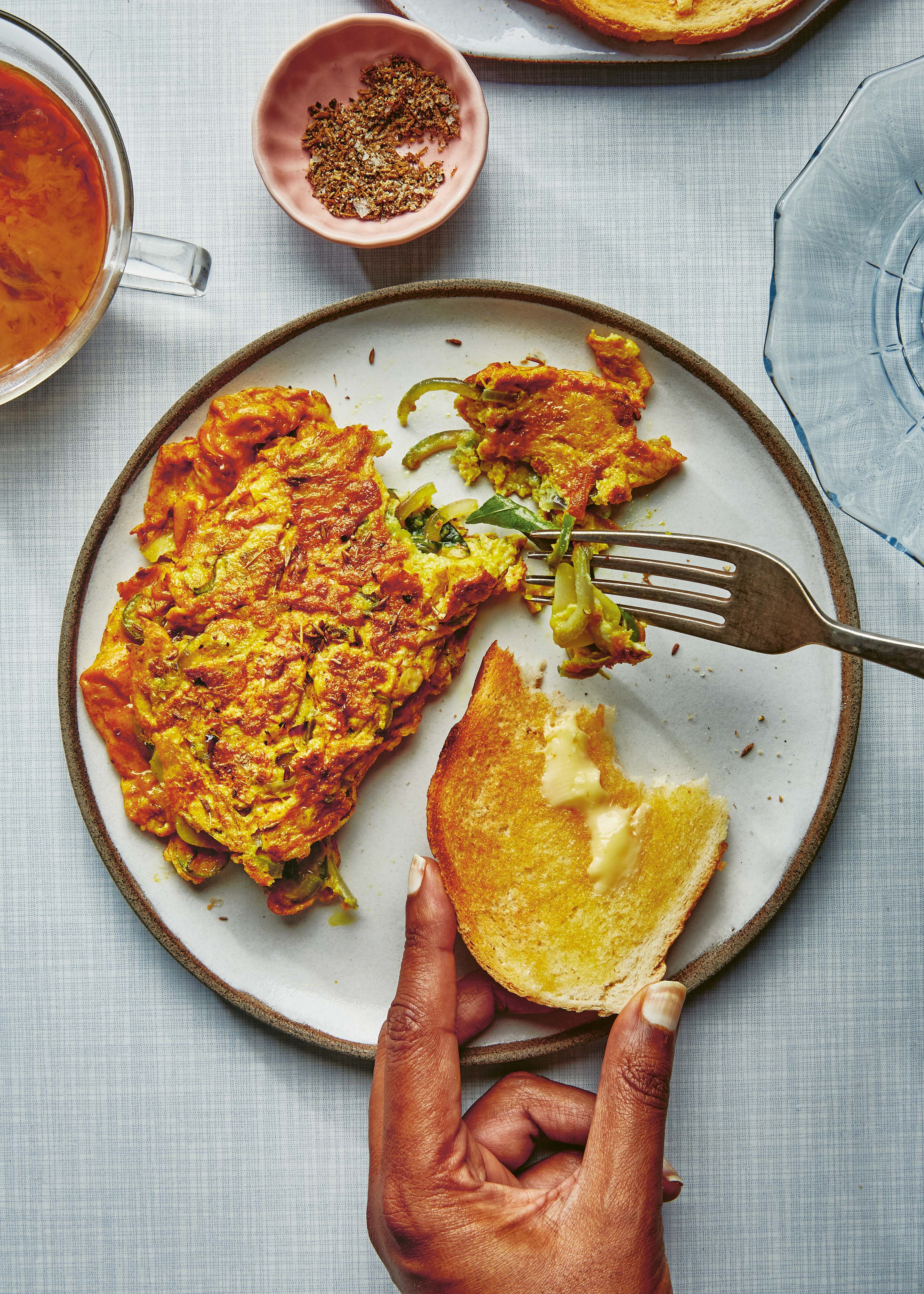 Spice, colour and crunch – a dish that wakes you up before the first bite