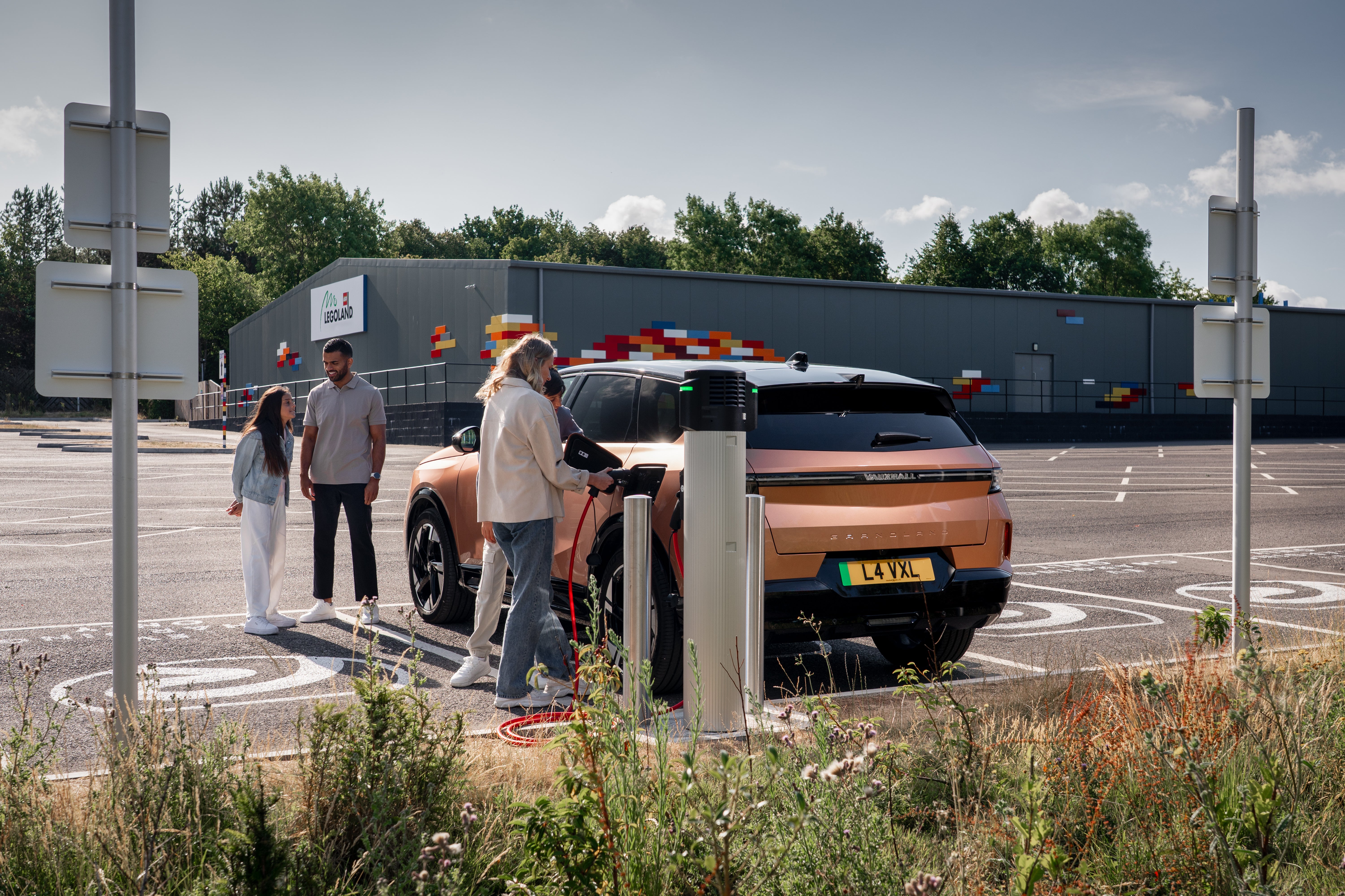 <p>Legoland has 34 EV charging bays on site</p>