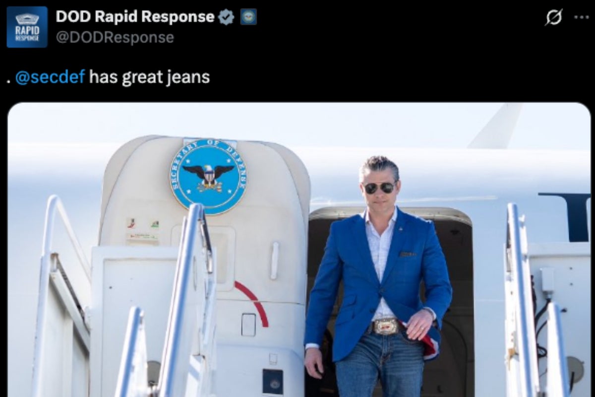 Hegseth ‘has great jeans’: Defense Department taps into MAGA’s obsession over Sydney Sweeney ad