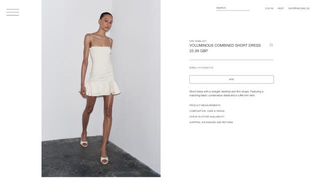 <p>One of the images published by Zara</p>