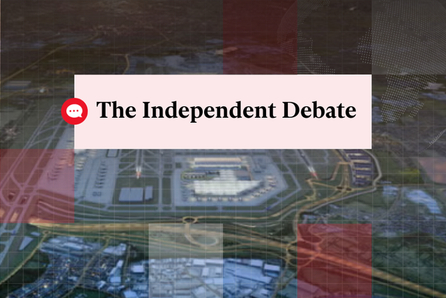 <p>An artist’s impression of what the airport will look like with a third runway, which is expected to land in 2035</p>