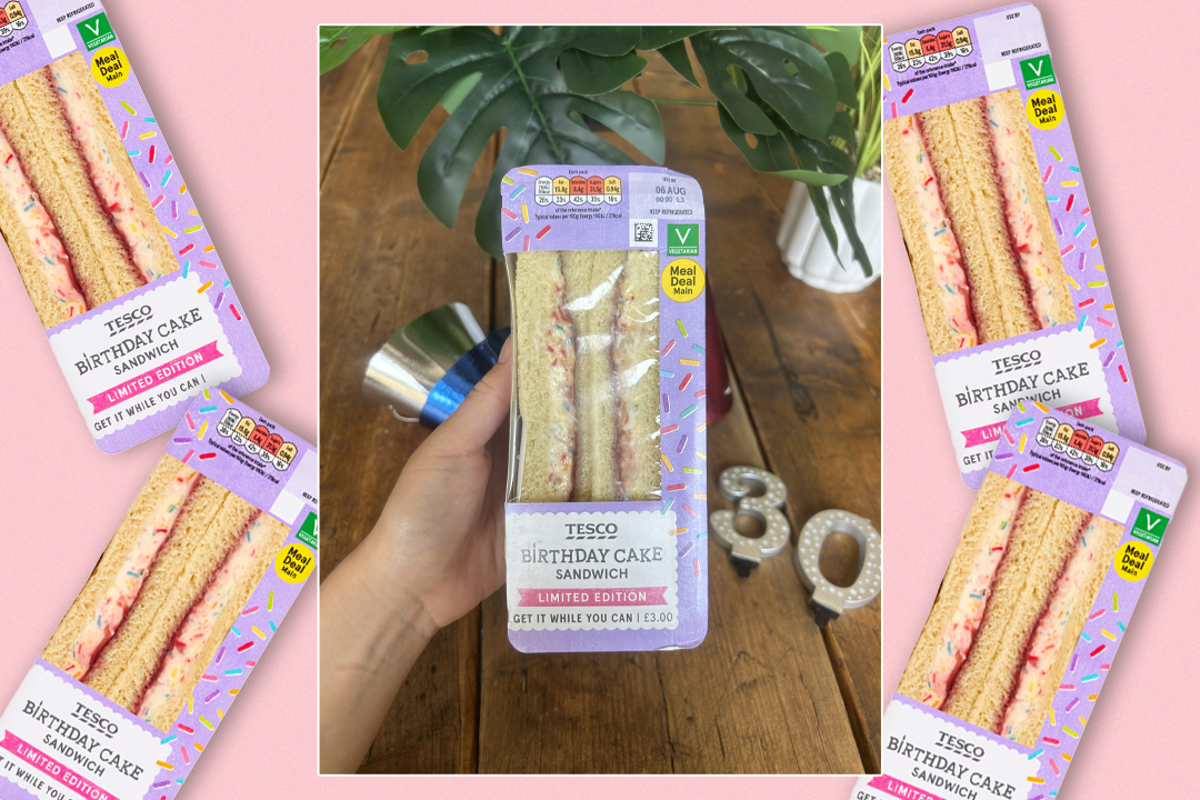 We just tried Tesco’s viral “birthday cake” sandwich – and we have mixed thoughts