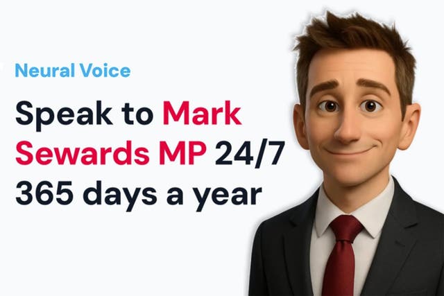 <p>This is the AI-generated Mark Sewards MP</p>