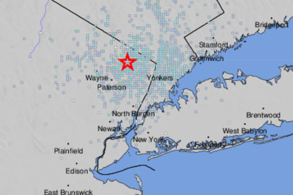 Second earthquake rattles New York City in four days as tremor recorded in New Jersey Second earthquake rattles New York City in four days as tremor recorded in New Jersey
