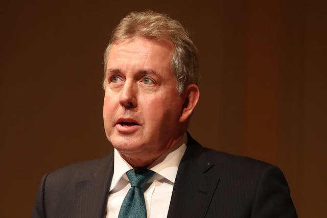Lord Kim Darroch said his previous comments about Donald Trump had come true (Niall Carson/PA)