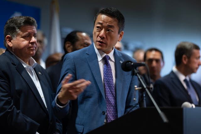 <p>Texas Rep. Gene Wu of Houston led a delegation of Democrats from the state’s house of representatives to Illinois to prevent Republicans from redrawing congressional districts.</p>
