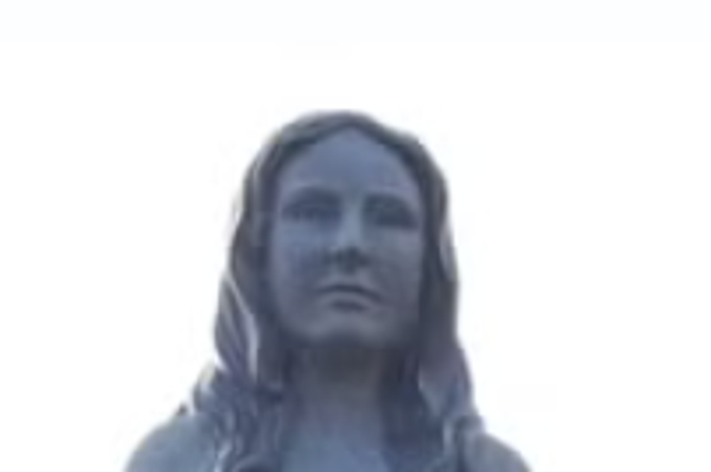 <p>The controversial Big Mermaid statue is located outside of Copenhagen in Dragør Fort</p>