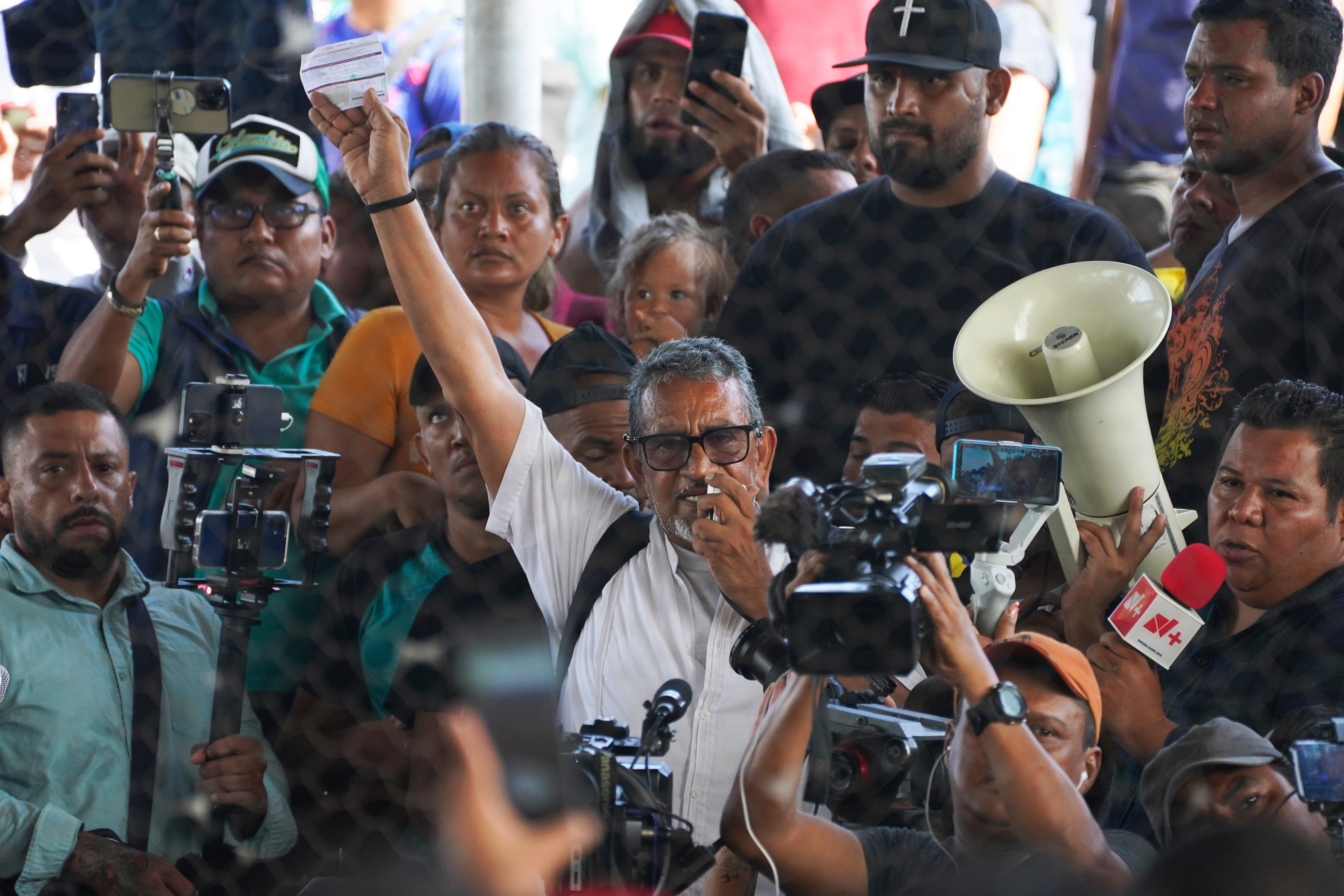 MÉXICO-DETENCIÓN ACTIVISTA MIGRANTES