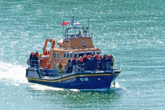 Home Secretary Yvette Cooper said the deal marked an important change as migrants will be sent back to France for the first time (PA)