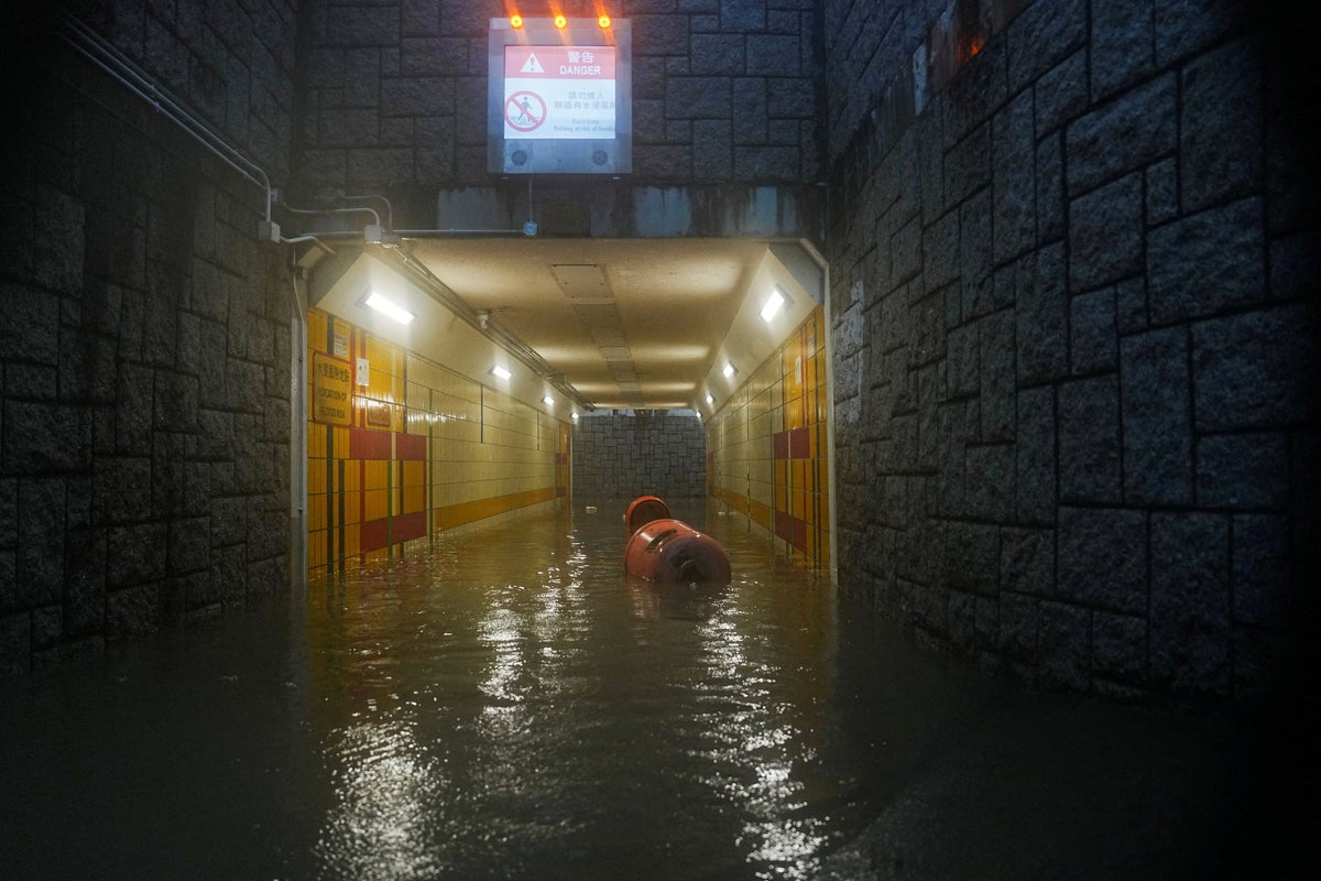 Hong Kong’s second black rainstorm warning in six hours