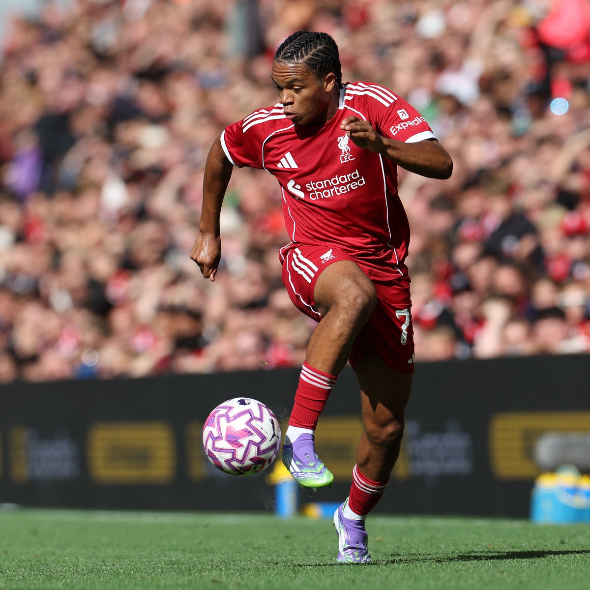 Who is Rio Ngumoha? Liverpool's teenage sensation could have a crucial role in their title defence | The Independent