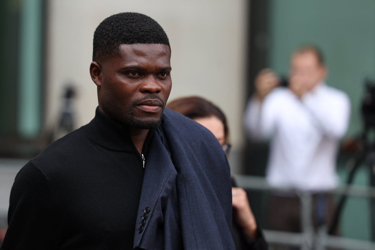 Former Arsenal star Thomas Partey appears at court on rape charge