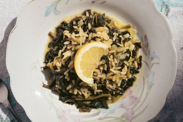 <p>Fragrant with dill and finished with feta and lemon, this Greek-style risotto is a celebration of spring in every spoonful</p>