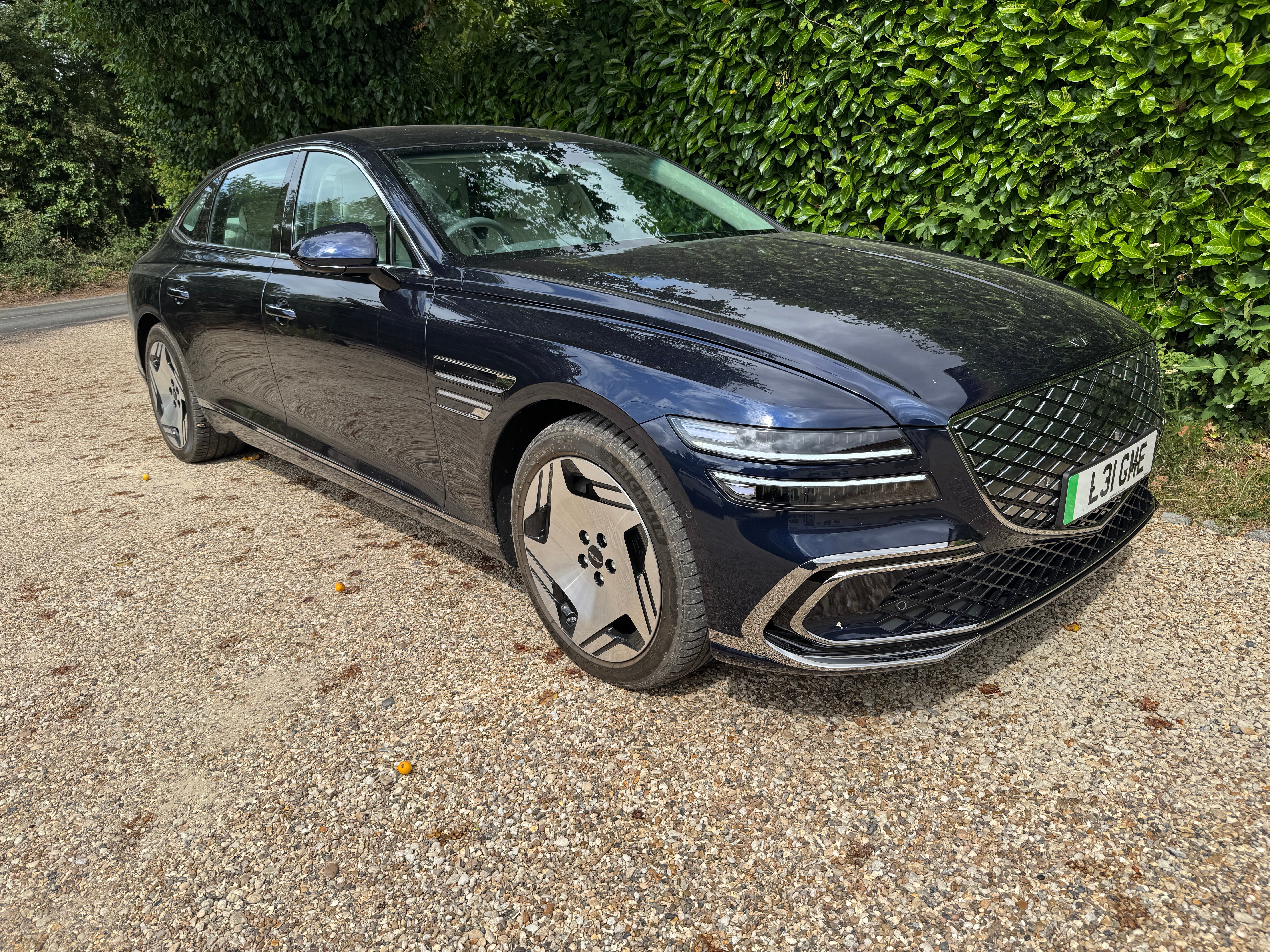 <p>The Genesis G80 Electrified was hugely impressive on our test</p>