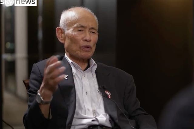 <p>Toshiyuki Mimaki, 83, has campaigned for decades for nuclear disarmament</p>