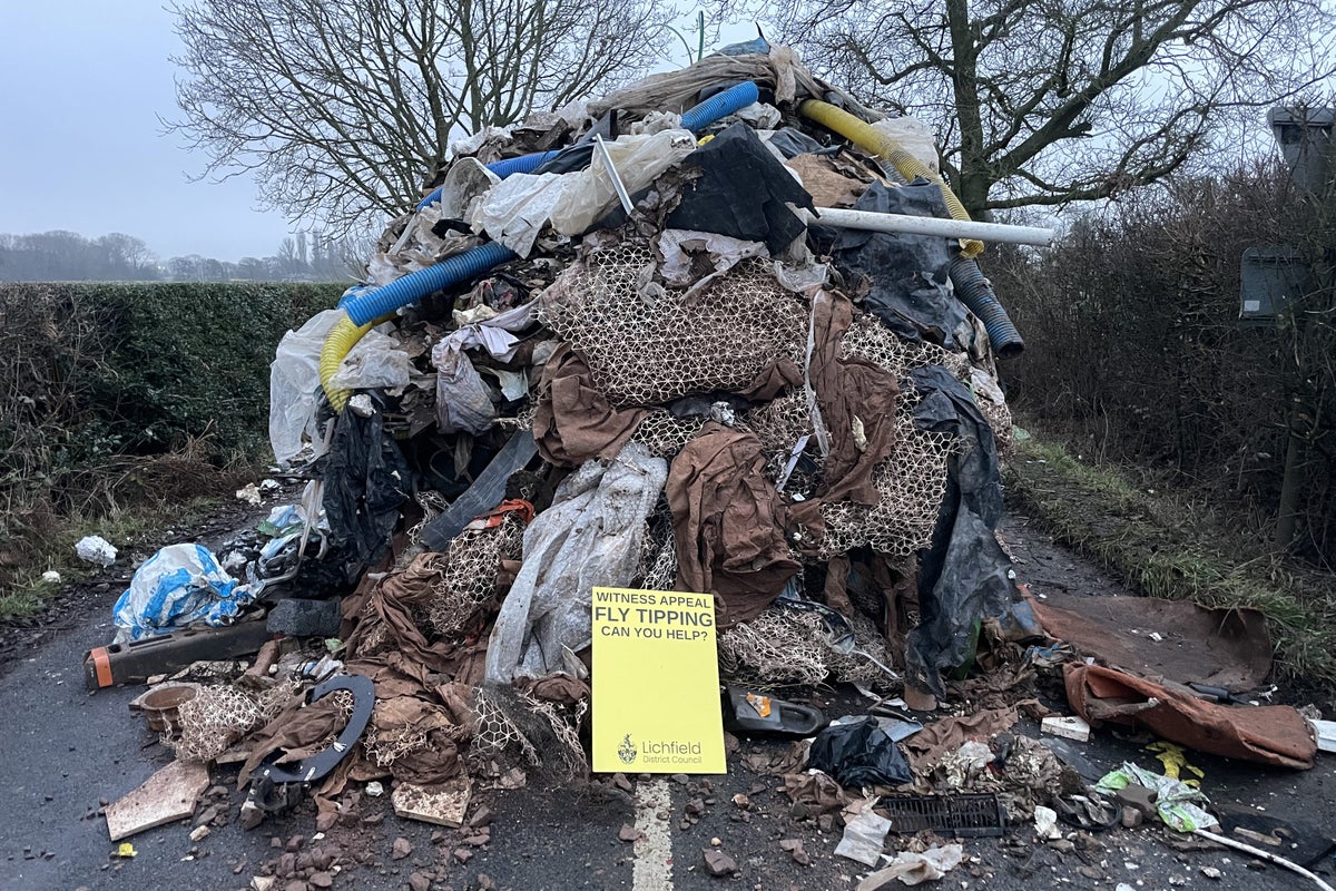 Man faces trial for dumping 27 tonnes of waste that blocked rural access