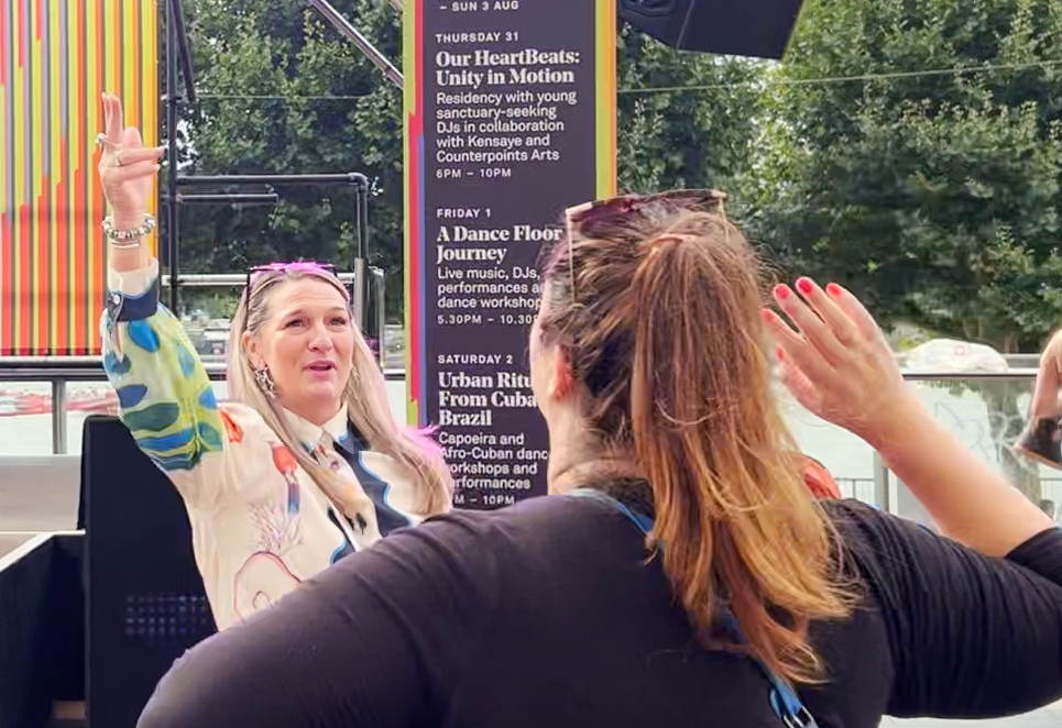 The mood ranges from jubilant to poignant during the event