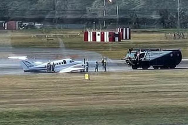 <p>Emergency crews rushed to the scene to help people on board</p>