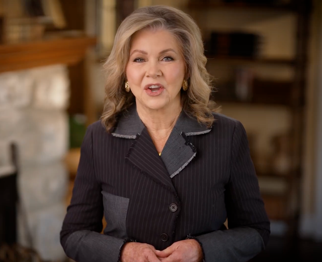 <p>Tennessee Republican Sen. Marsha Blackburn announces her run to the state's next governor on Wednesday</p>