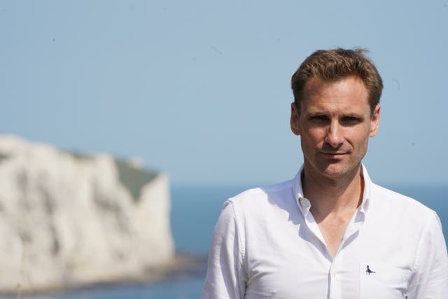 <p>Shadow home secretary Chris Philp visited Calais</p>