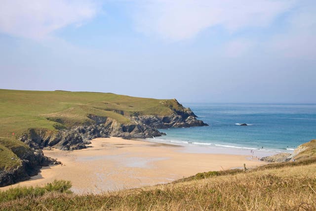 <p>The incident happened in the Porth Joke, known as Polly Joke, area near Newquay, Cornwall</p>