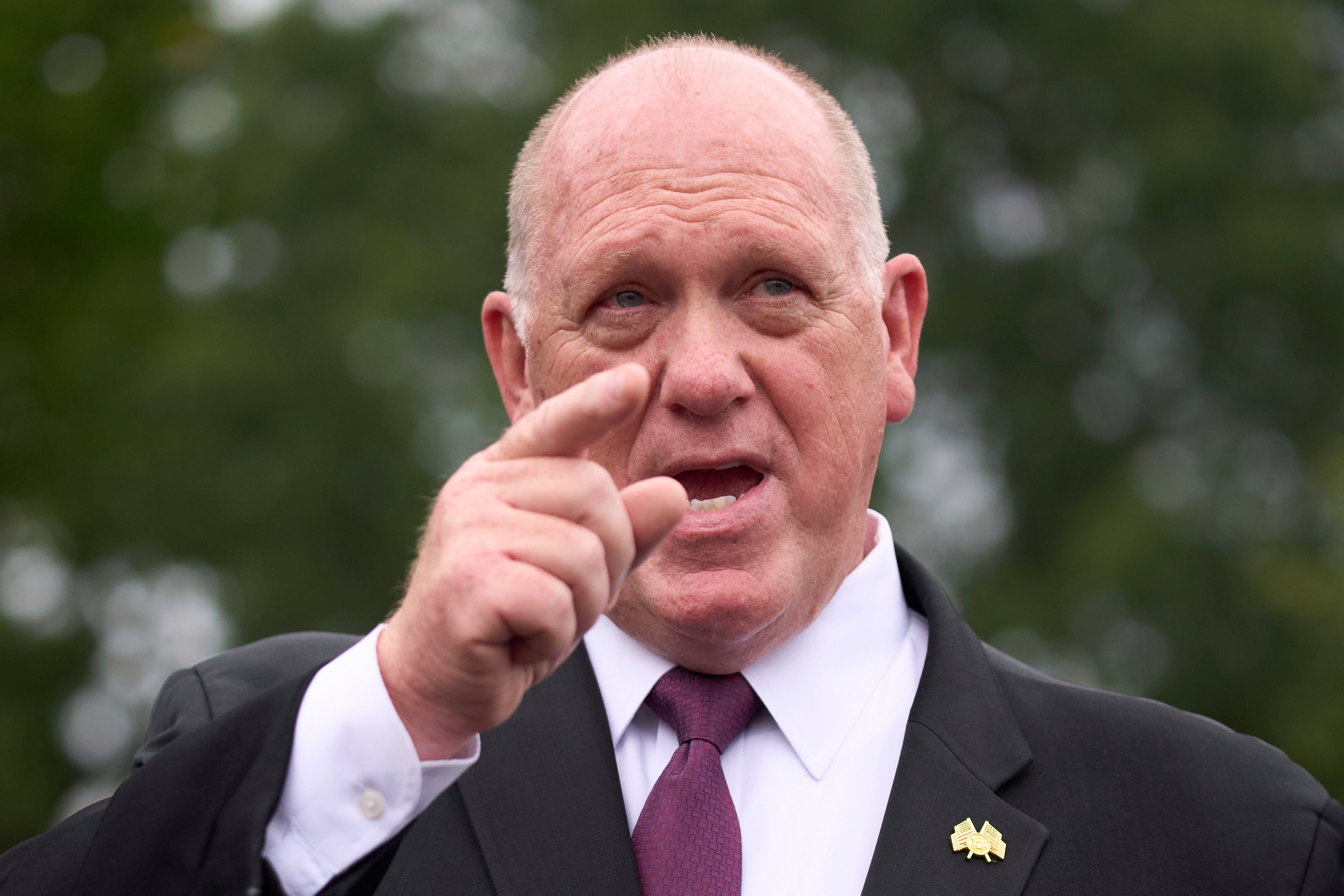 Tom Homan responded after Indy 500 track owner Penske Entertainment called for ending the use of the name ‘Speedway Slammer’ for a new migrant detention center