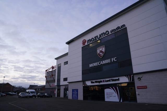 <p>Morecambe have been suspended by the National League </p>