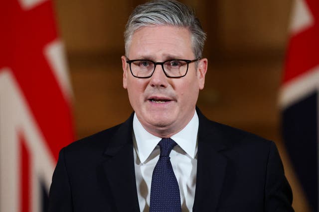 Prime Minister Sir Keir Starmer is concerned about Morecambe’s perilous situation (Toby Melville/PA)