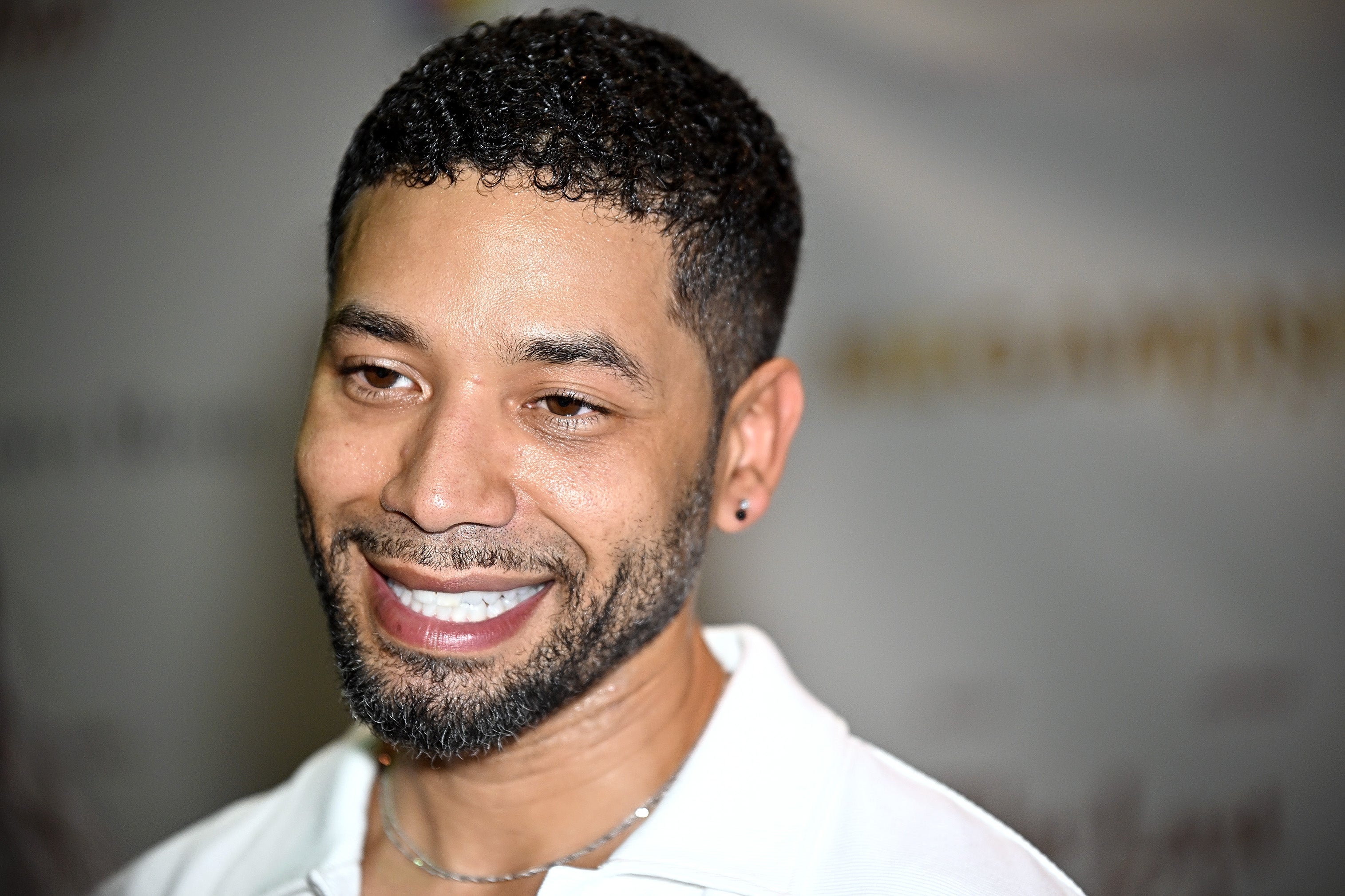Jussie Smollett attending a screening of 'The Lost Holliday' in New York in September 2024