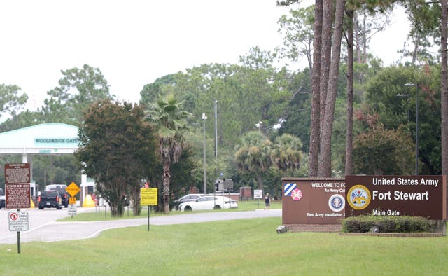 Fort Stewart Army base in Georgia