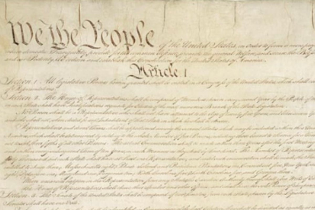 Significant parts of the Constitution were quietly removed from the Congress website