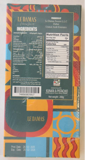 Chocolate bars are inspired by the tendency of a viral food that originated and continued in 2024.