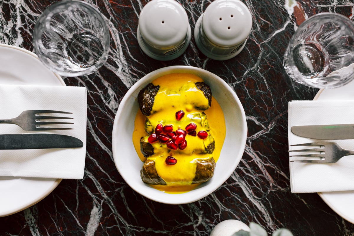 How to make a traditional Bahraini feast: Stuffed vine leaves, chicken machbous and saffron rose pudding