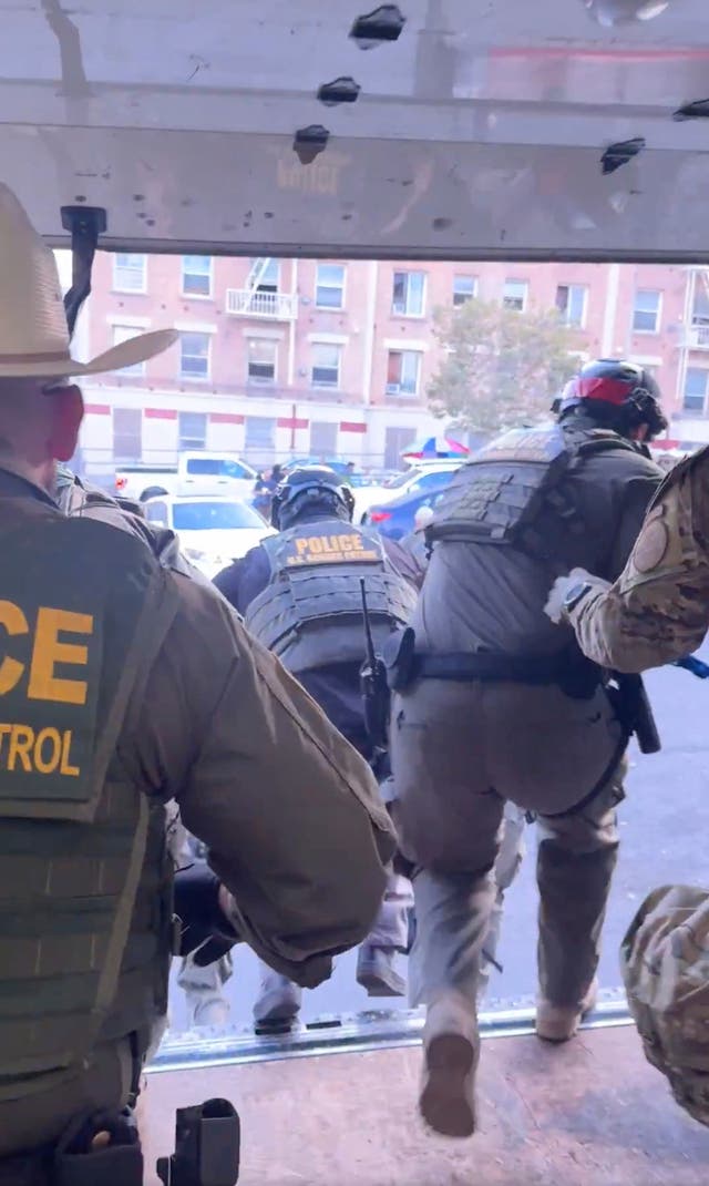 Border patrol agents hide in rental truck during Trojan Horse raid