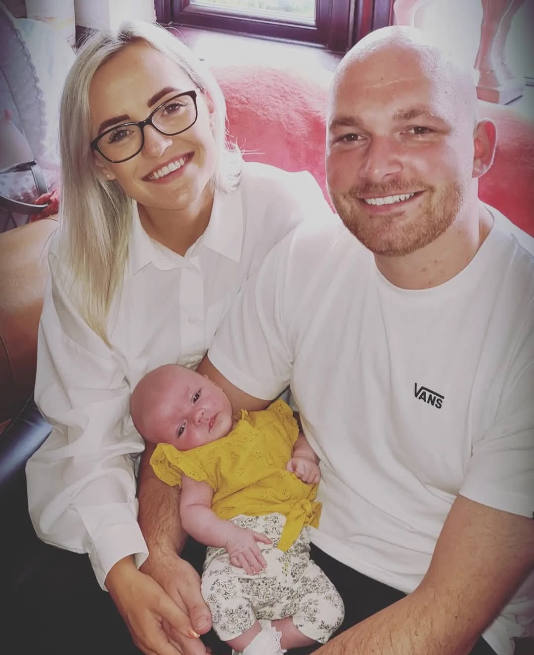 The couple welcomed their daughter, Sloane, in 2021