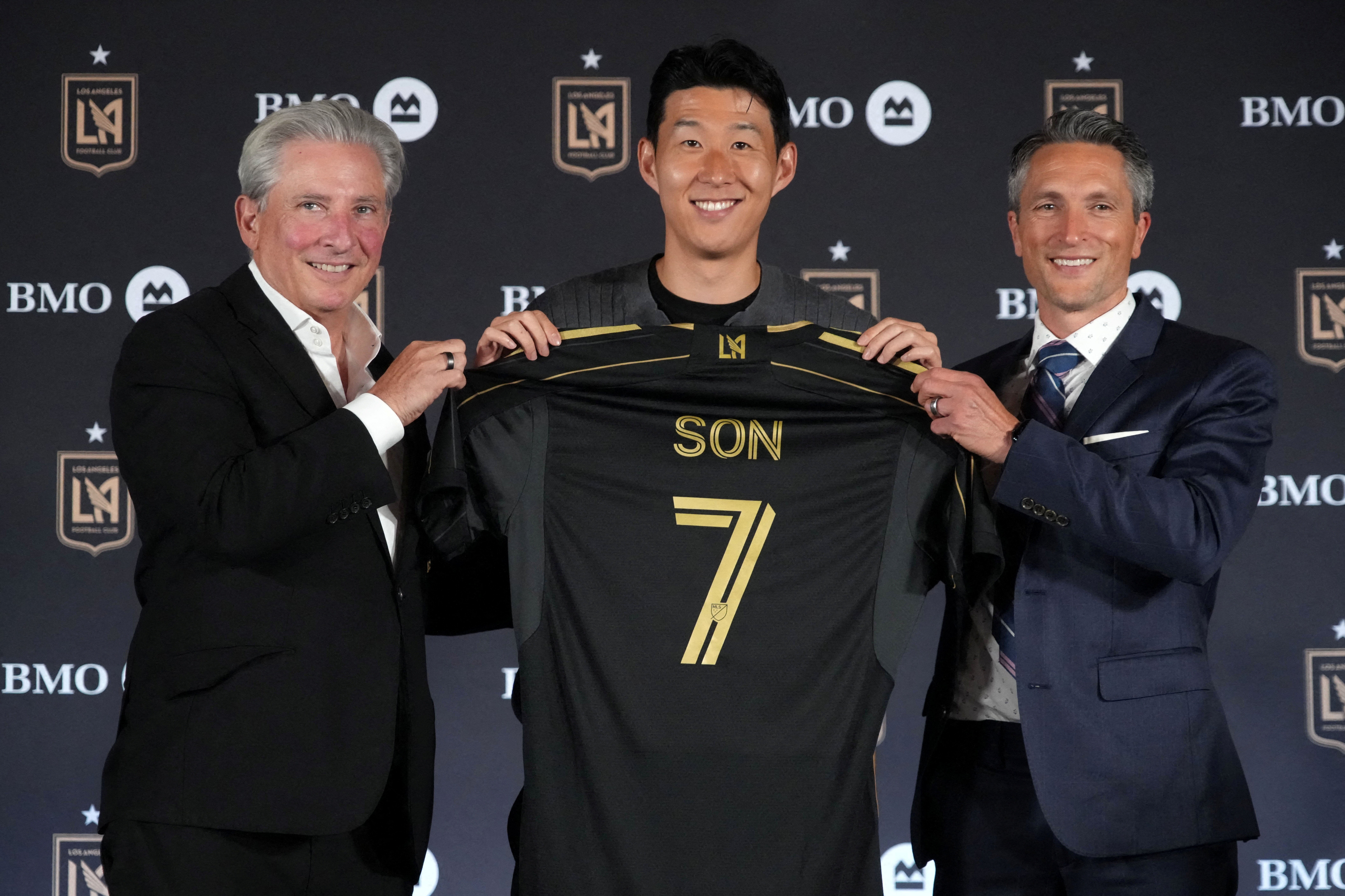 Son Heung-min has completed a move to MLS club LA FC