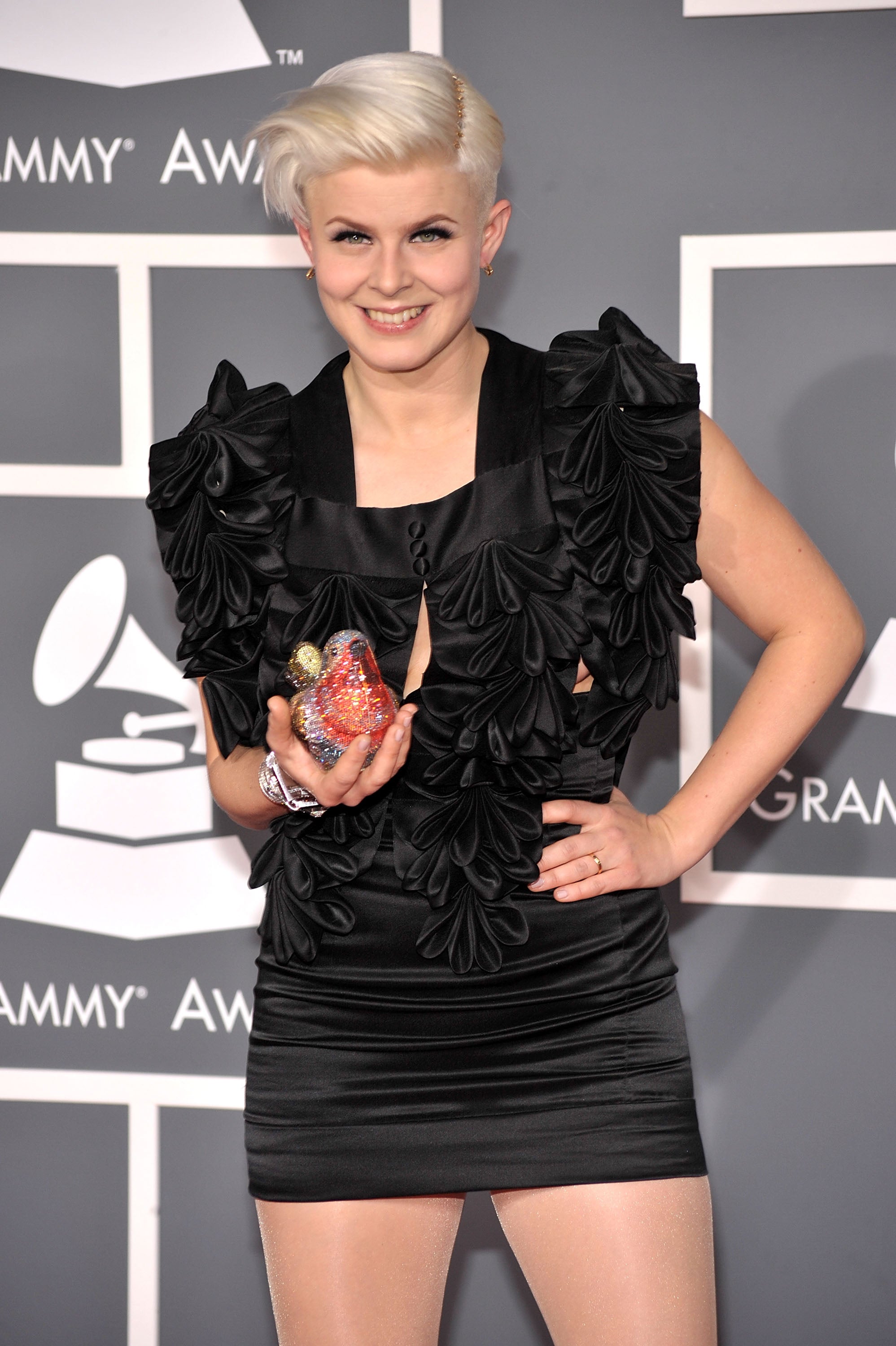 Swedish style: Robyn arriving at the 2009 Grammys