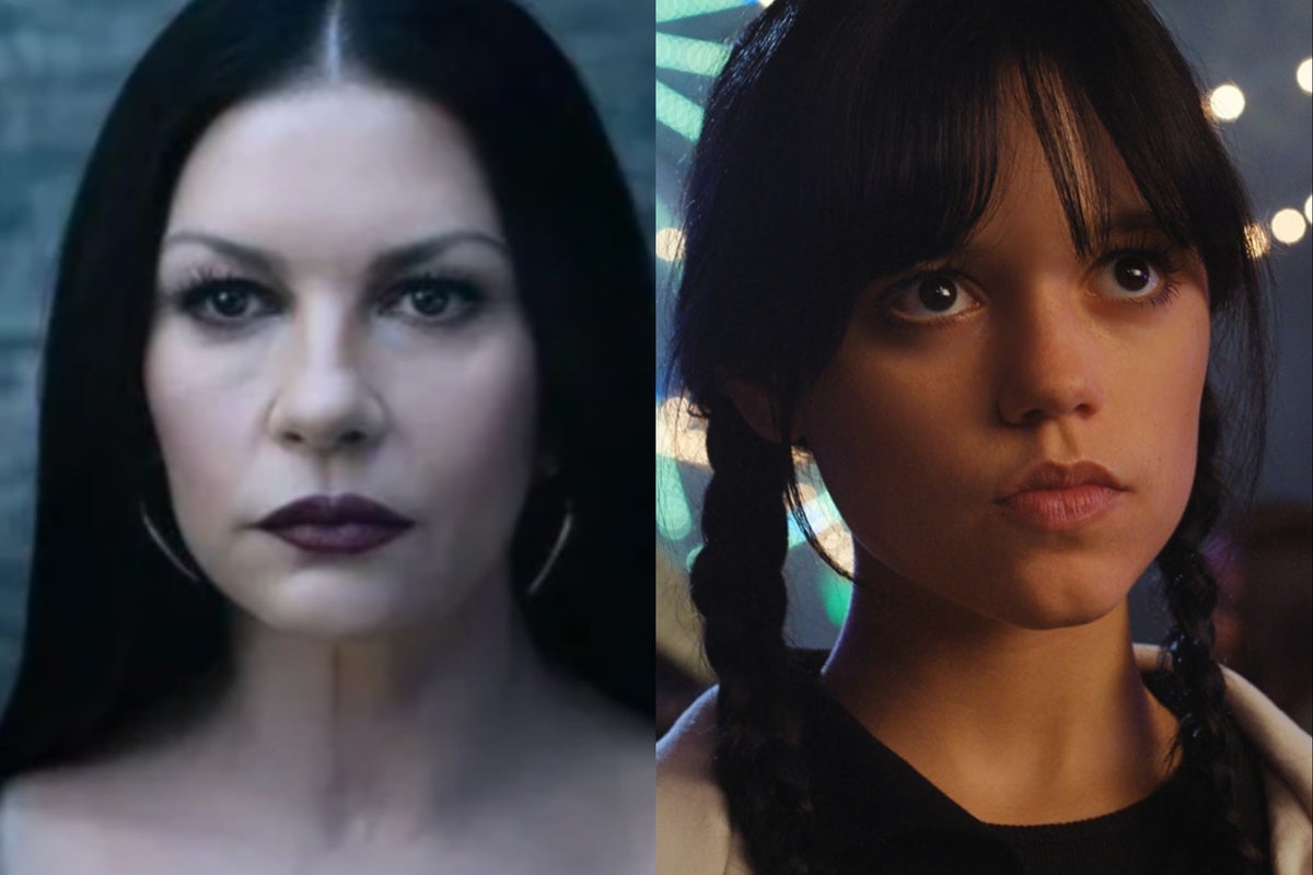 Catherine Zeta-Jones declares sword-fighting victory over Wednesday co-star Jenna Ortega