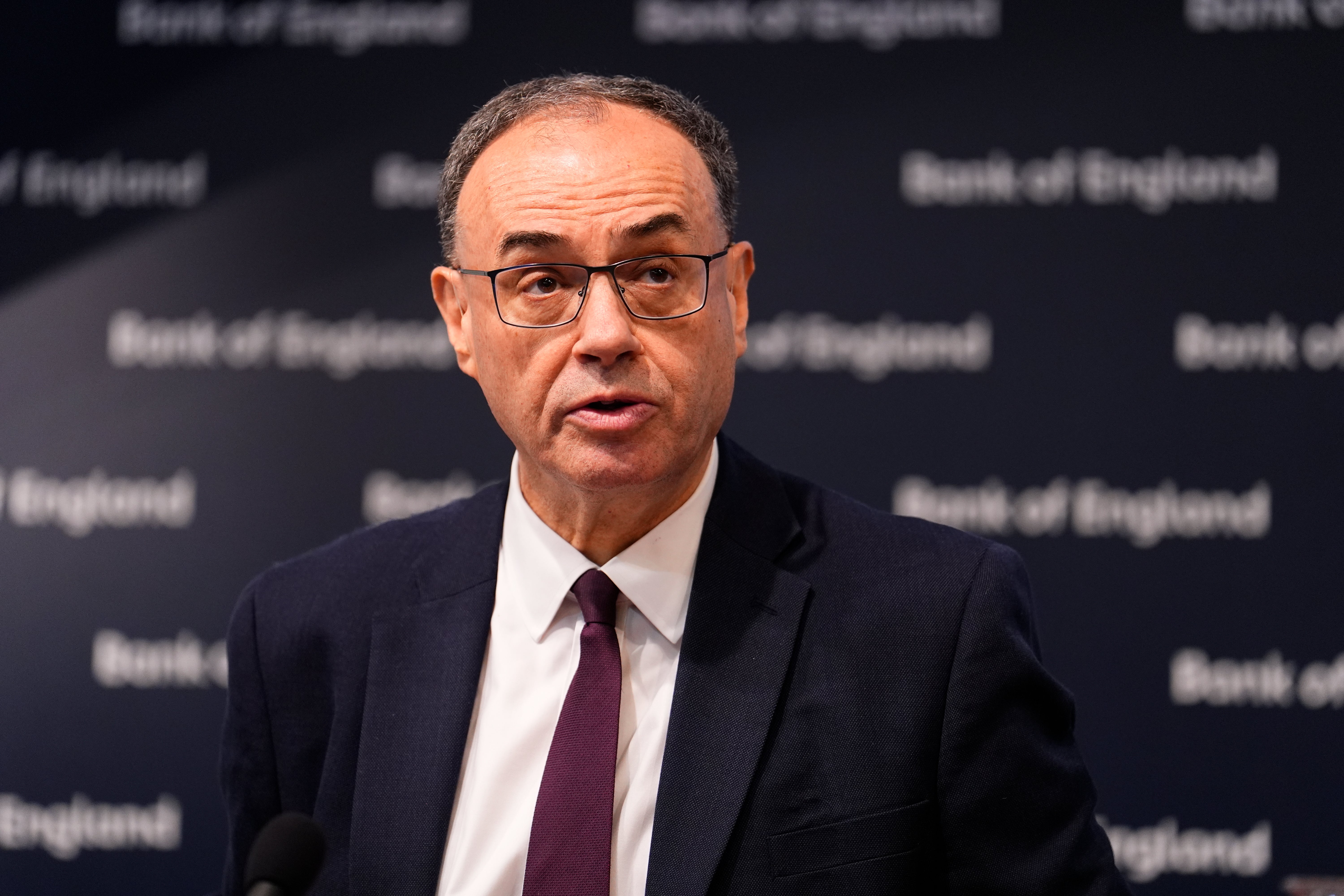 Andrew Bailey, the governor of the Bank of England