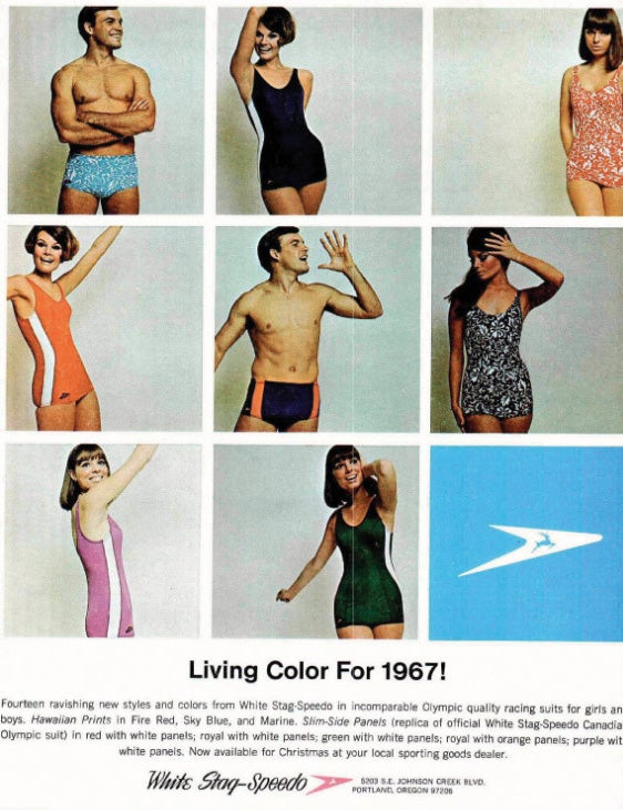 A colourful Speedo ad from 1967