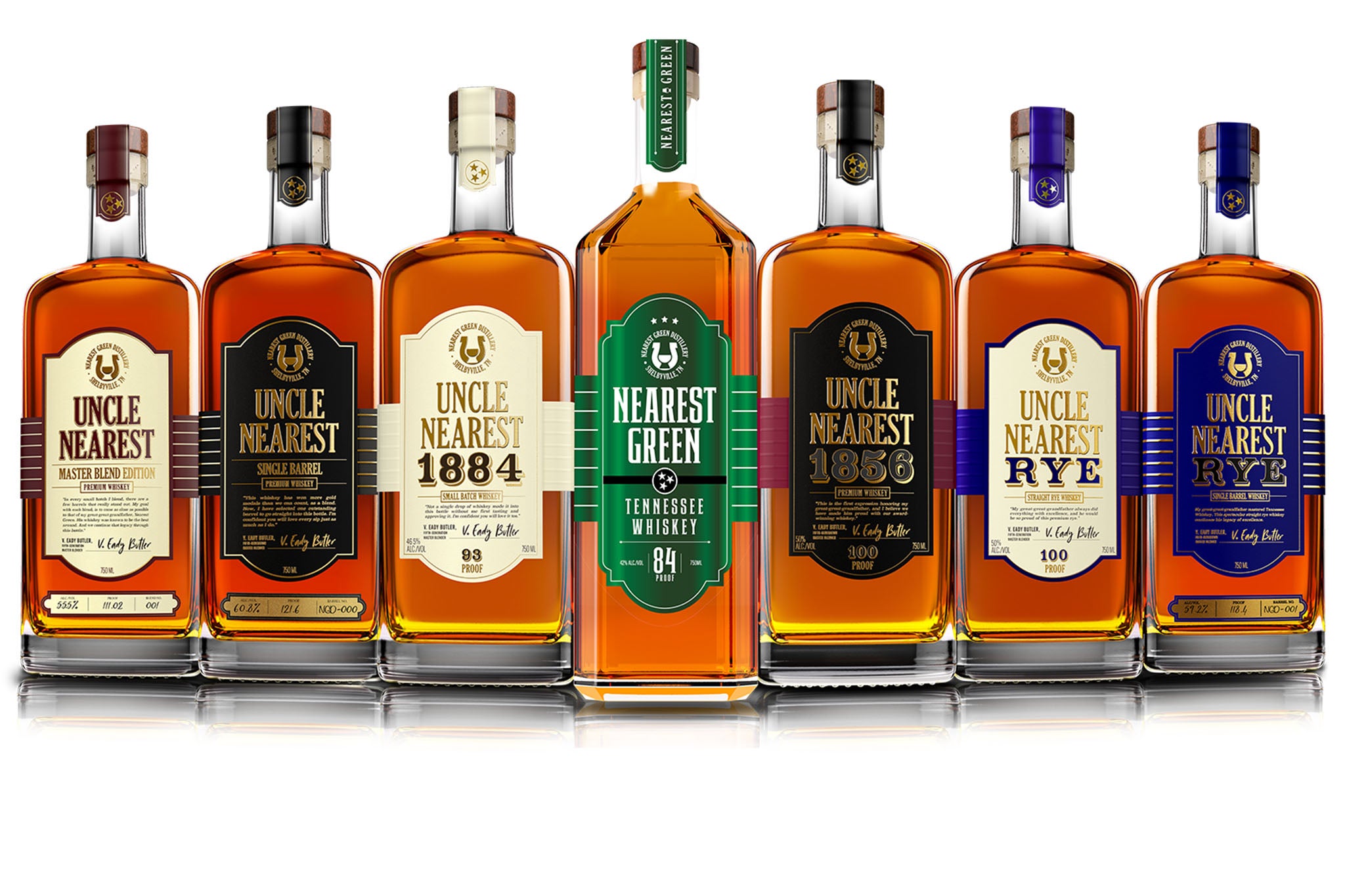 Nearest Green Distillery, which produces 