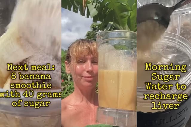 <p>The sweet life: Leanne Ratcliffe espouses the benefits of a high-sugar diet to her nearly 800,000 followers</p>