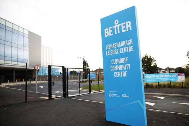 Lisnasharragh leisure centre in east Belfast (PA)