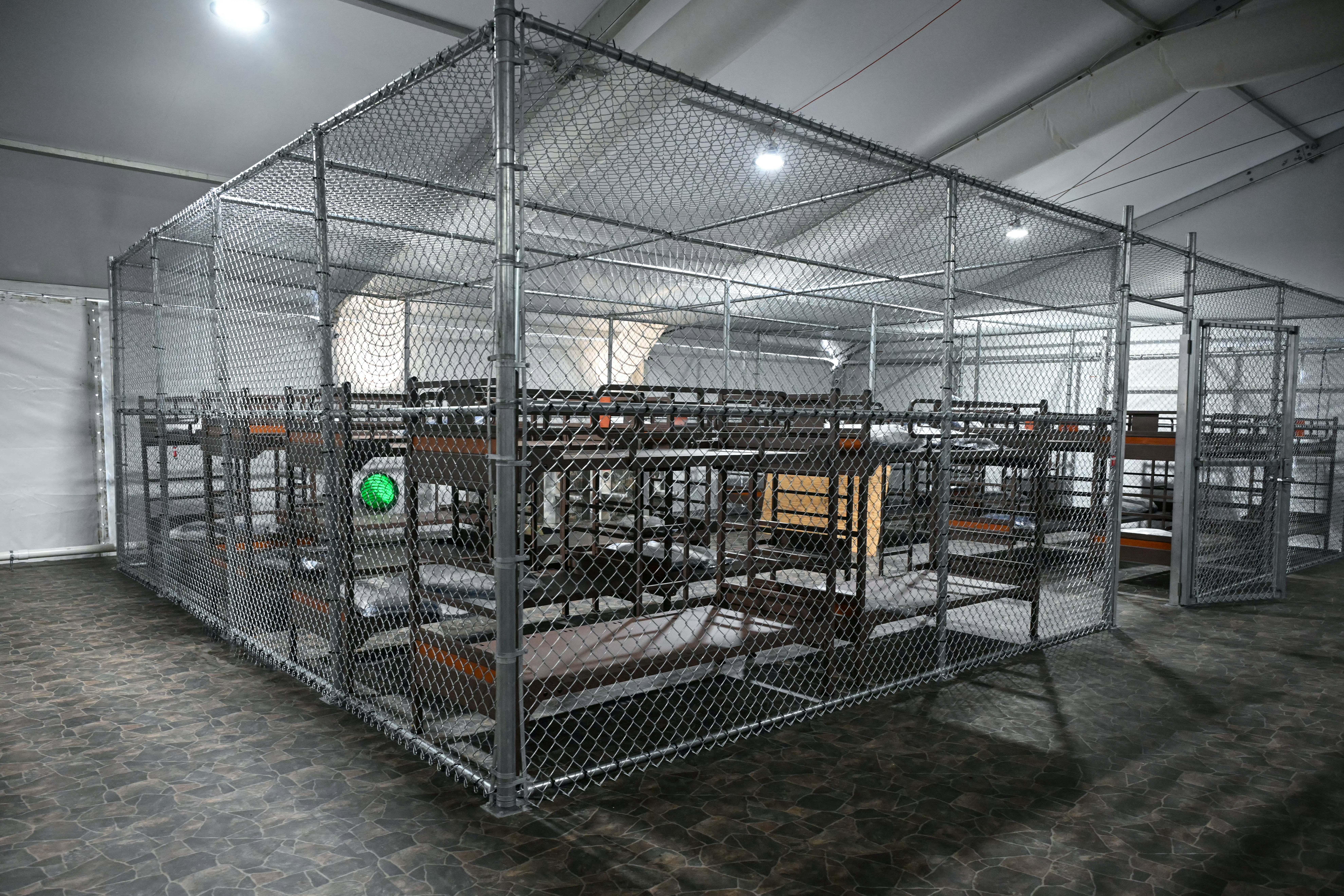 The facility opened on July 1 after it was built in just eight days on a remote airstrip