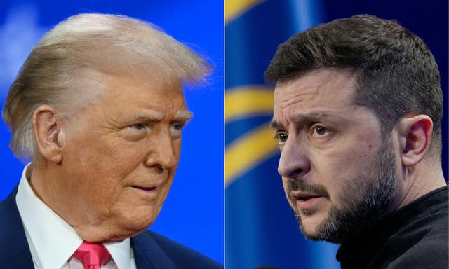 <p>President Donald Trump is “considering” inviting Ukrainian President Volodymyr Zelensky to join him and Russian President Vladimir Putin in Alaska</p>