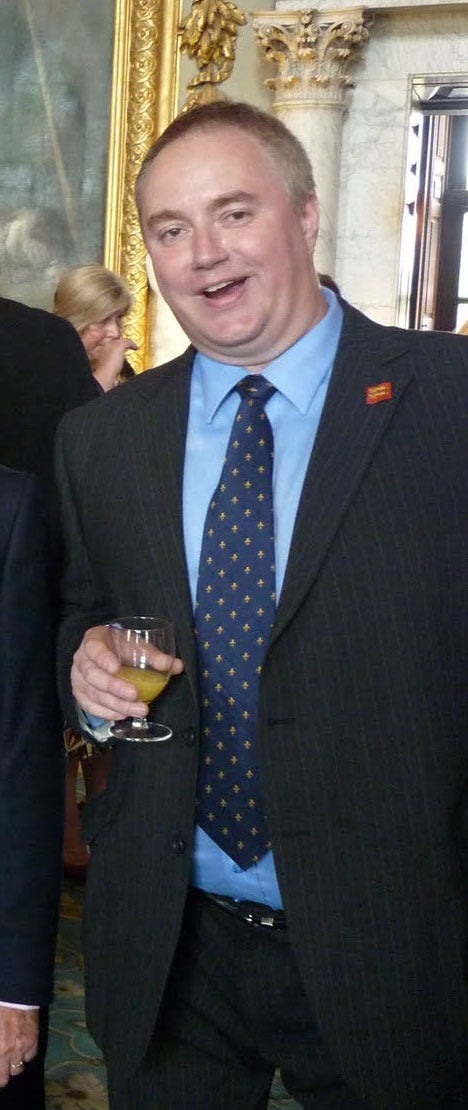 Millionaire property developer and WWII expert James Dinsdale