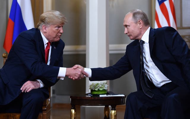 <p>Russian President Vladimir Putin and US President Donald Trump </p>