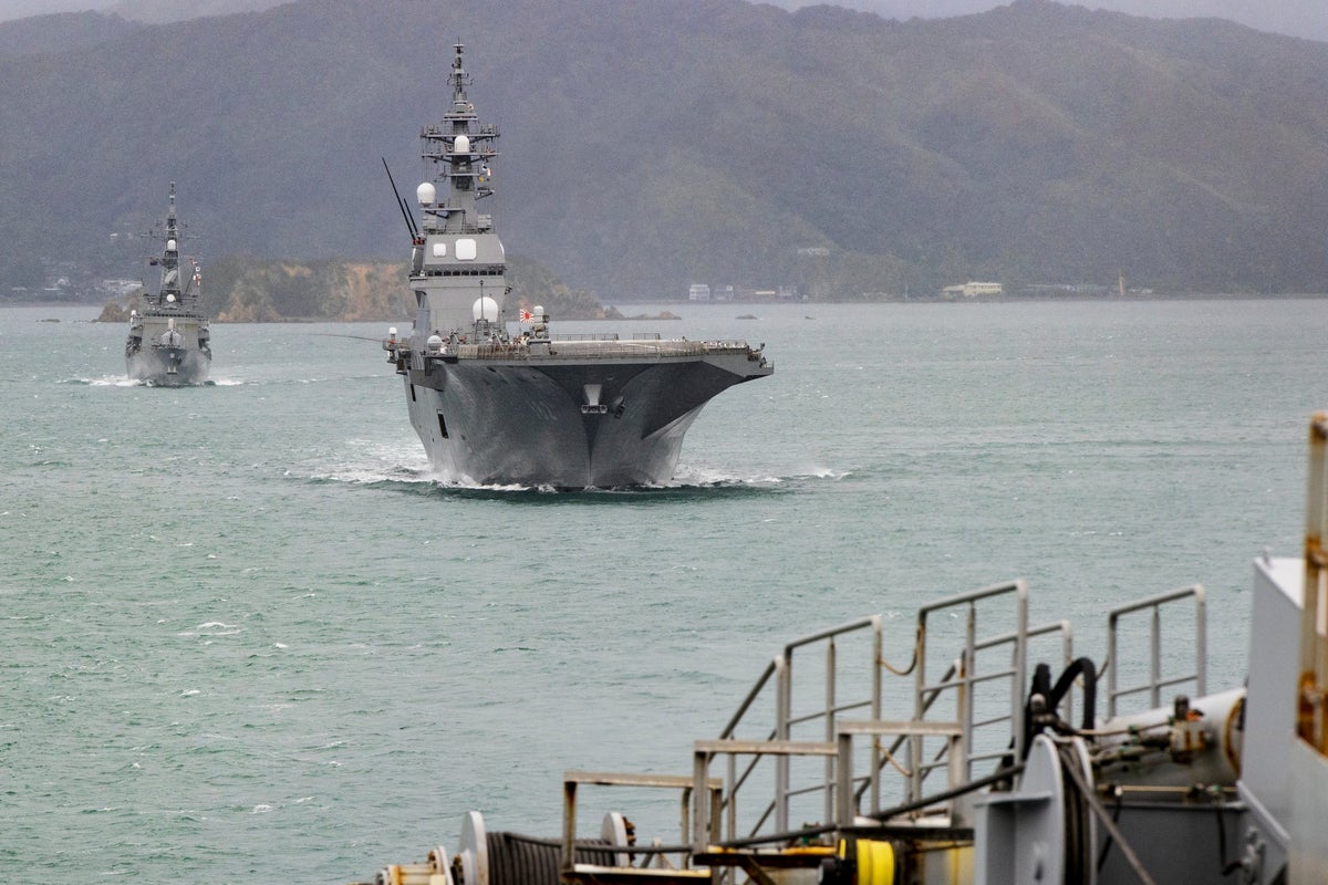 Japanese warships visit New Zealand's capital for the first time in almost 90 years