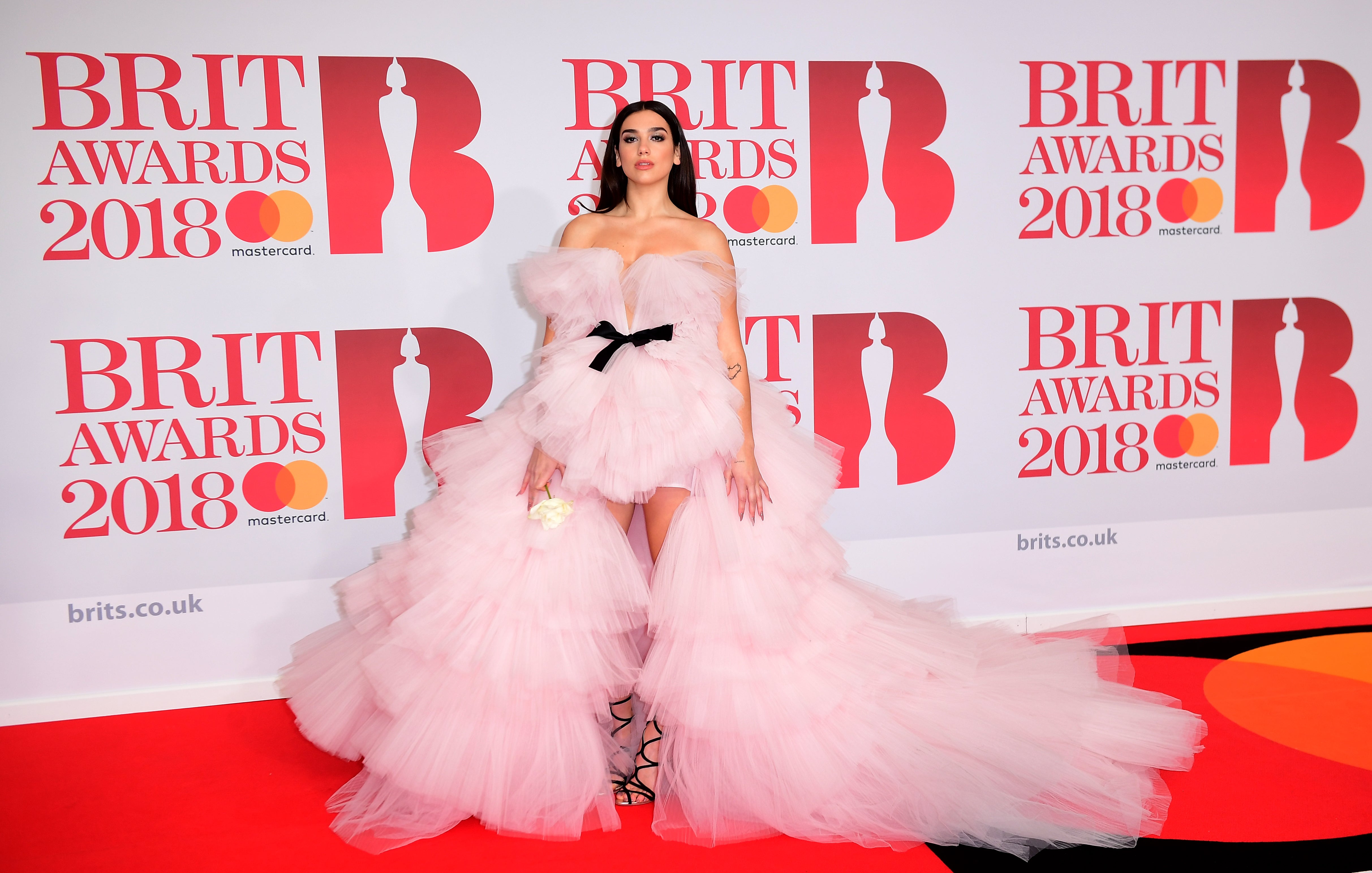 Dua Lipa wore a voluminous couture gown that subsequently went viral
